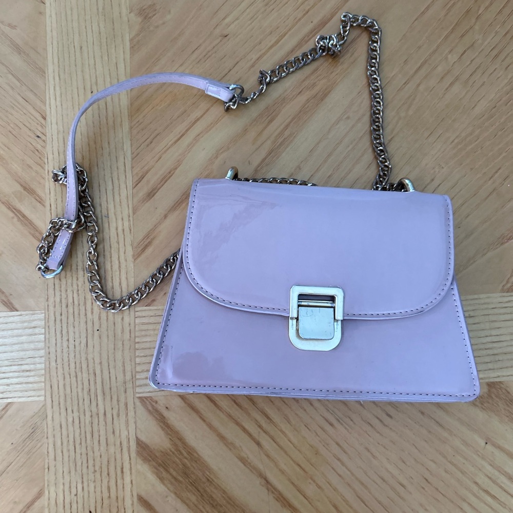 Elegant Pink Chain Strap Women's Bag